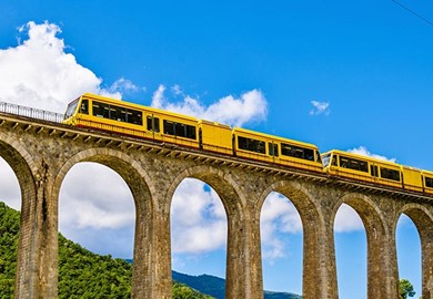 The Yellow Train of Cerdagne The Yellow Train of Cerdagne