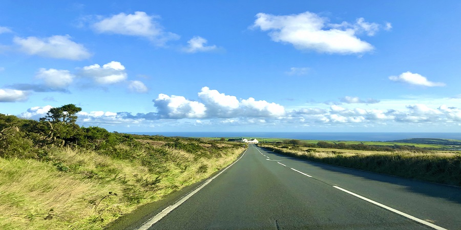 Journeying along a section of the TT races circuit