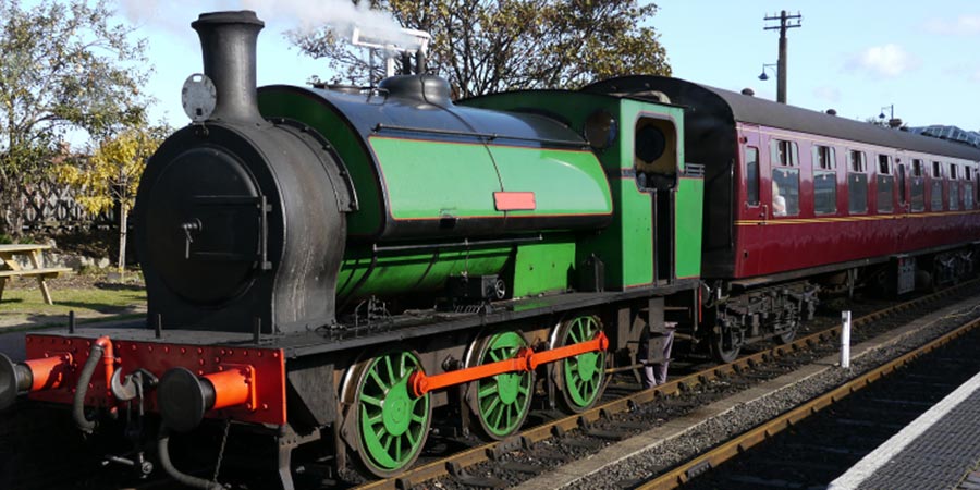 Travelling on the North Norfolk Railway along the ‘Poppy Line’