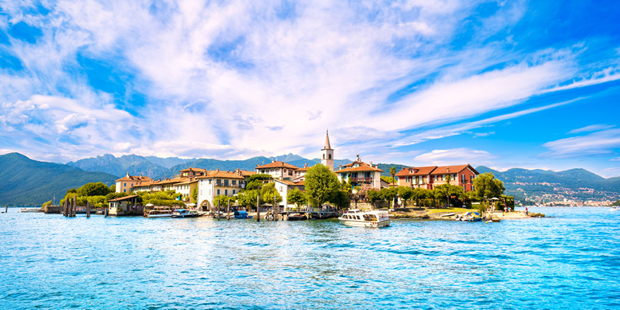 Staying in a hotel overlooking Lake Maggiore