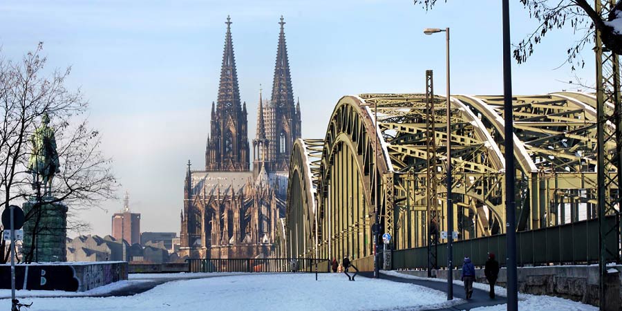 Soaking up the sights of Cologne