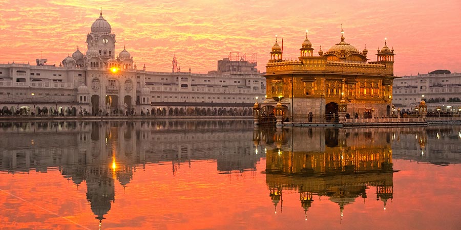The Golden Temple, Amritsar. 